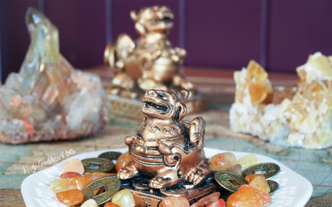 The placement and coordination of Pixiu ornaments in the pattern of Qi and Feng Shui